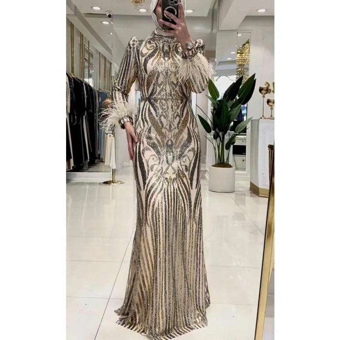 Pınar Şems Bengi Abiye Gold