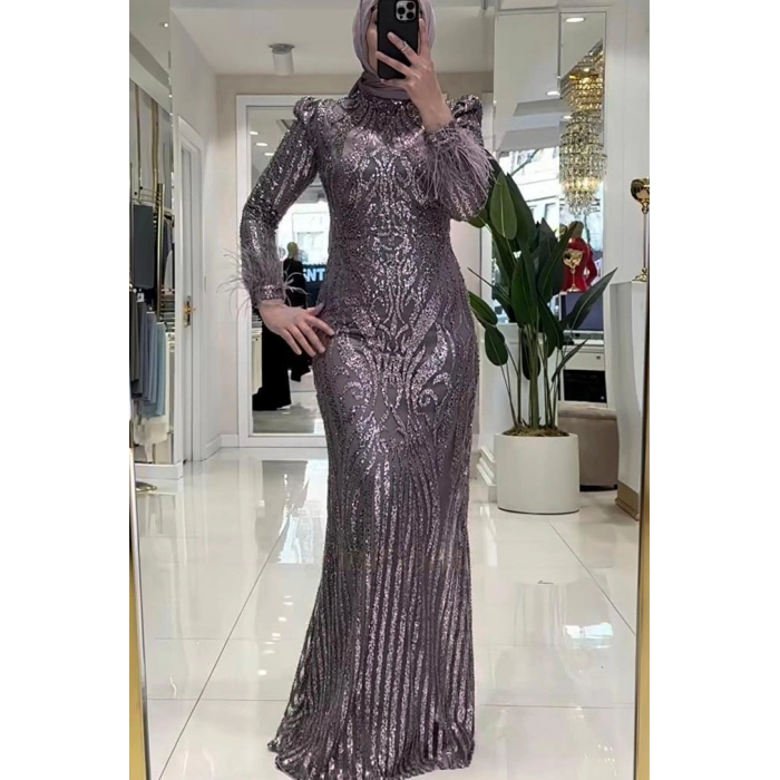 Pınar Şems Bengi Abiye Lila