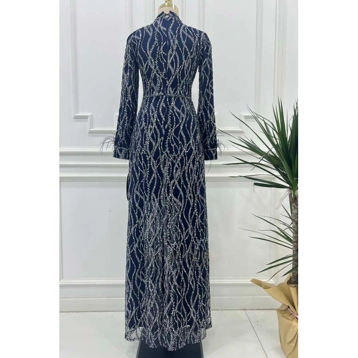 Pınar Şems Çisil Abiye Lacivert