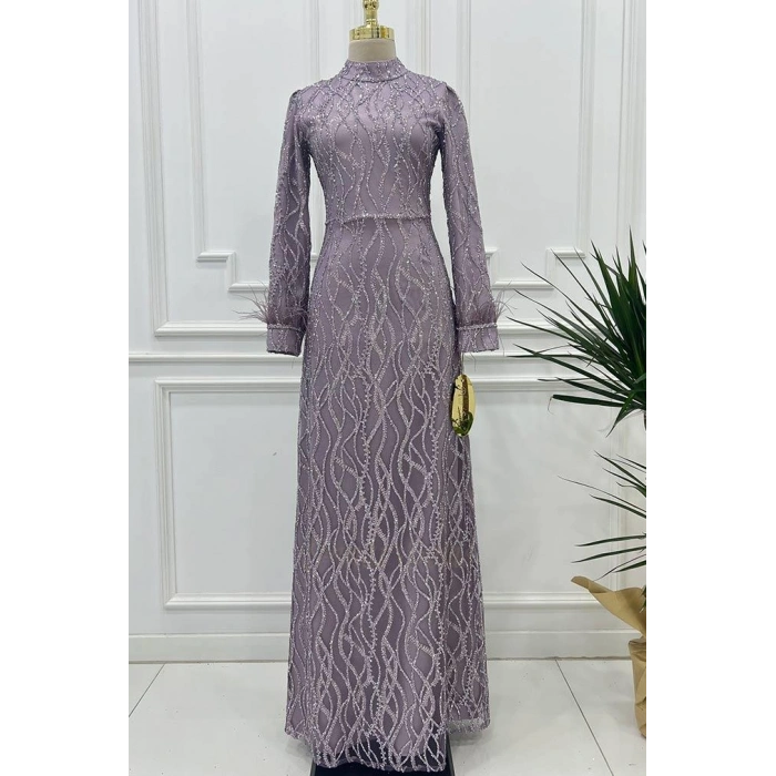 Pınar Şems Çisil Abiye Lila