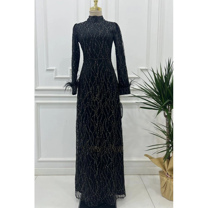 Pınar Şems Çisil Abiye Siyah