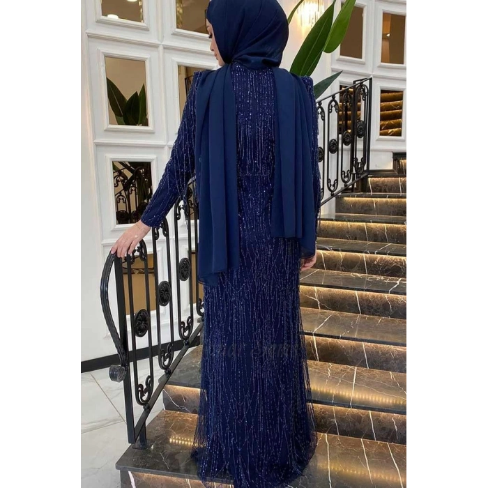 Pınar Şems Dilan Abiye Lacivert