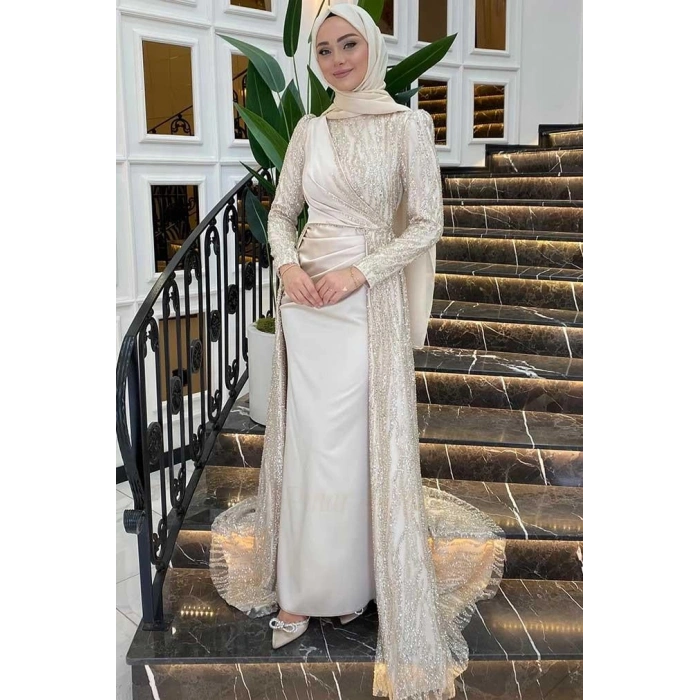 Pınar Şems Dilara Abiye Gold