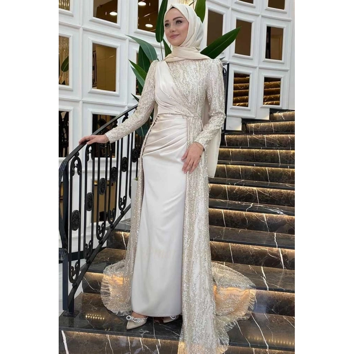 Pınar Şems Dilara Abiye Gold