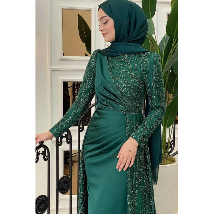 Pınar Şems Dilara Abiye Zümrüt