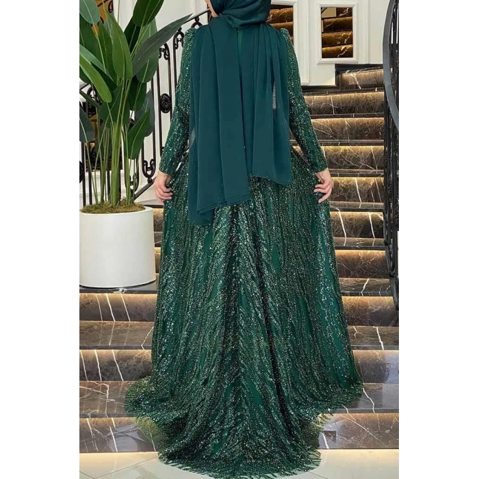 Pınar Şems Dilara Abiye Zümrüt