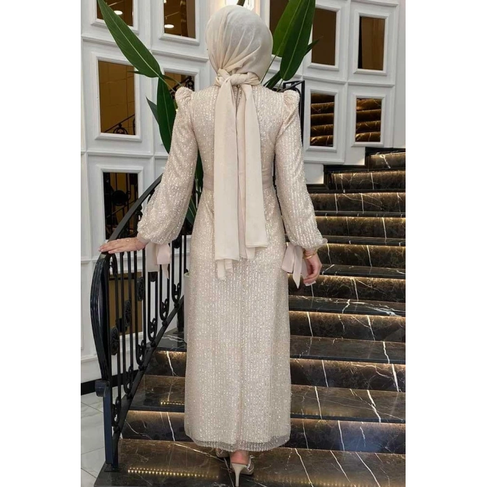 Pınar Şems Evla Abiye Gold