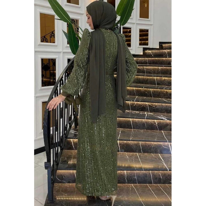 Pınar Şems Evla Abiye Haki