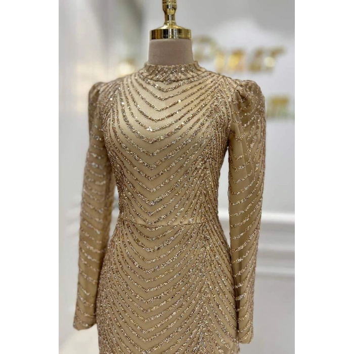 Pınar Şems Feris Abiye Gold