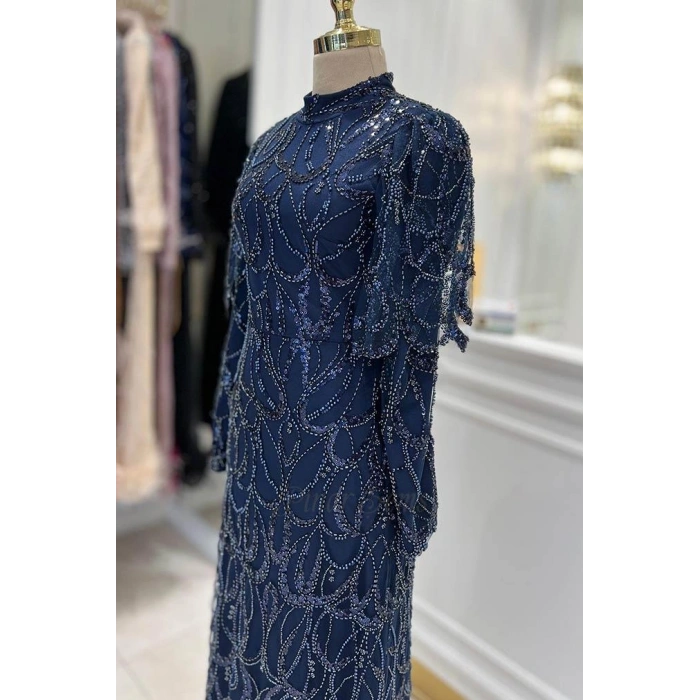 Pınar Şems Güzel Abiye Lacivert