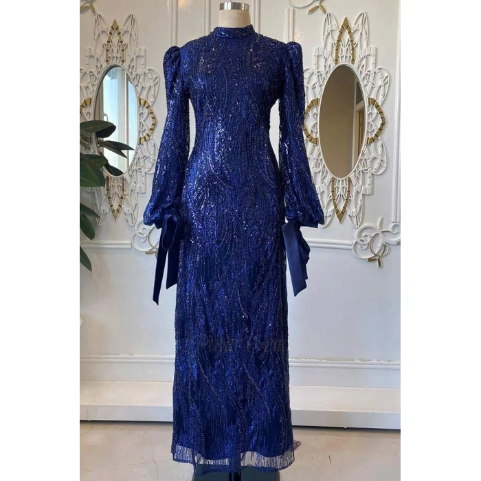 Pınar Şems Hale Abiye Lacivert