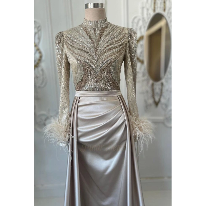 Pınar Şems Hayat Abiye Gold