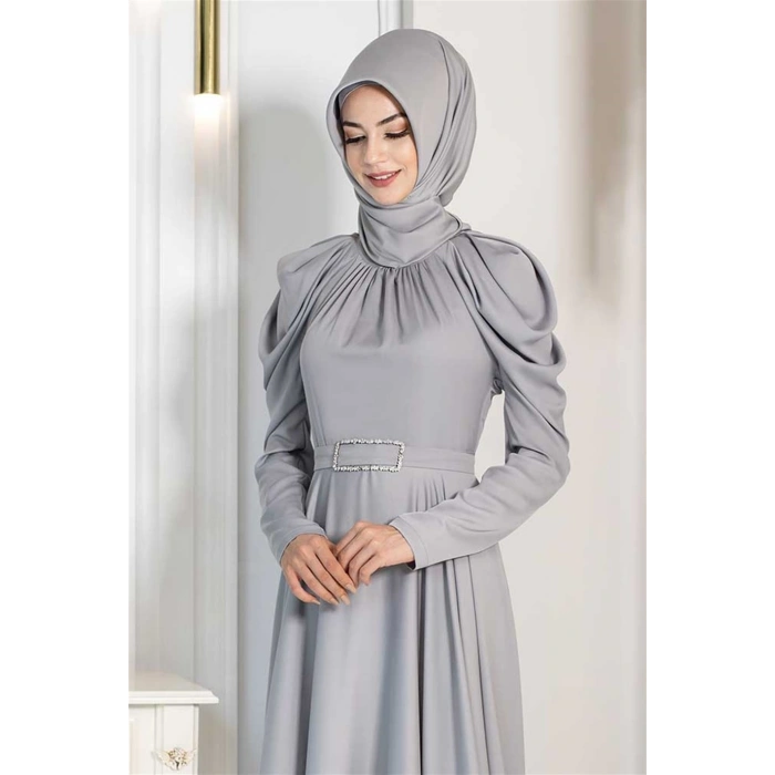 Pınar Şems Huri Abiye Gri