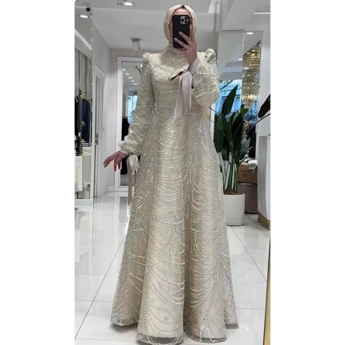 Pınar Şems Hüsna Abiye Gold