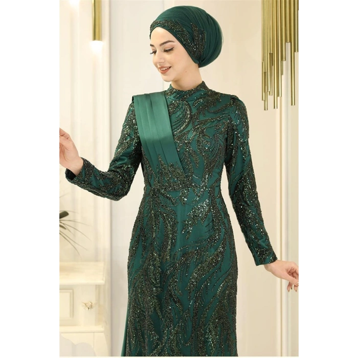 Pınar Şems İclal Abiye Zümrüt