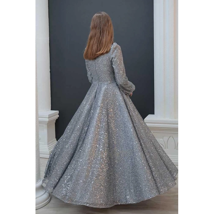 Pınar Şems Işıl Abiye Antrasit