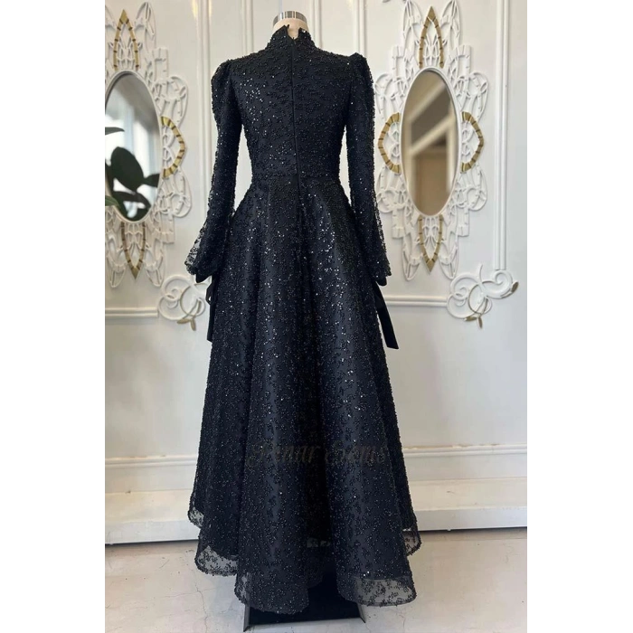 Pınar Şems Işılay Abiye Siyah