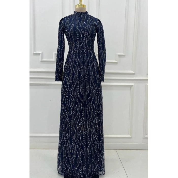 Pınar Şems İzlem Abiye Lacivert