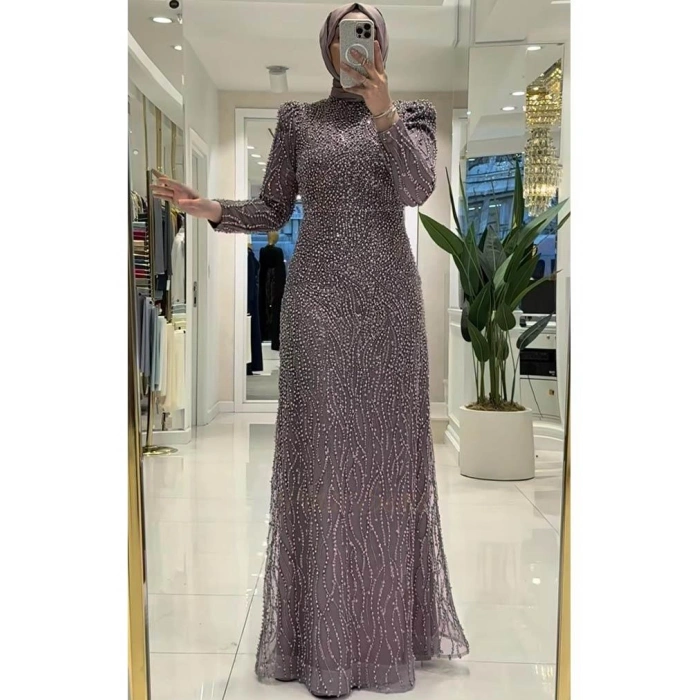 Pınar Şems Jülide Abiye Lila