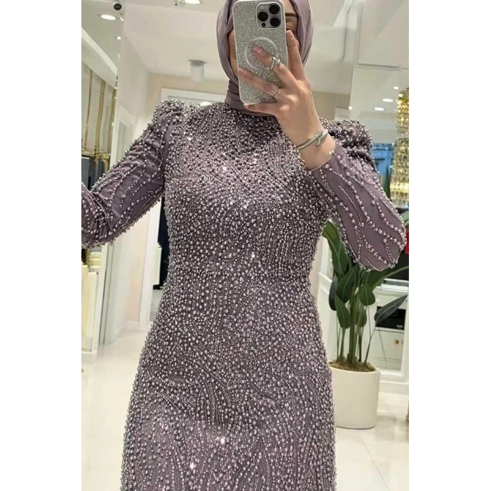 Pınar Şems Jülide Abiye Lila