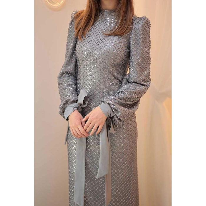 Pınar Şems Lara Abiye Antrasit