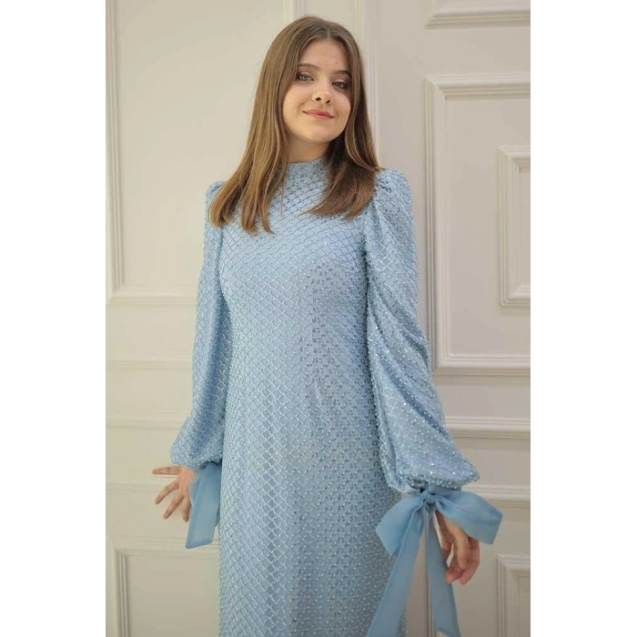 Pınar Şems Lara Abiye Bebe Mavisi