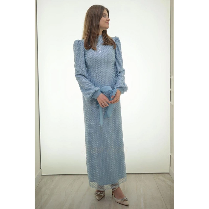 Pınar Şems Lara Abiye Bebe Mavisi