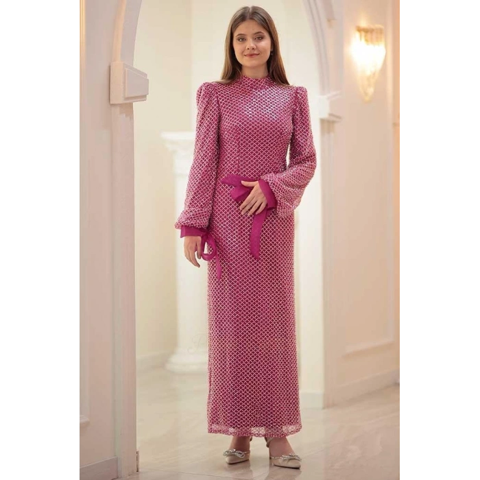 Pınar Şems Lara Abiye Fuşya