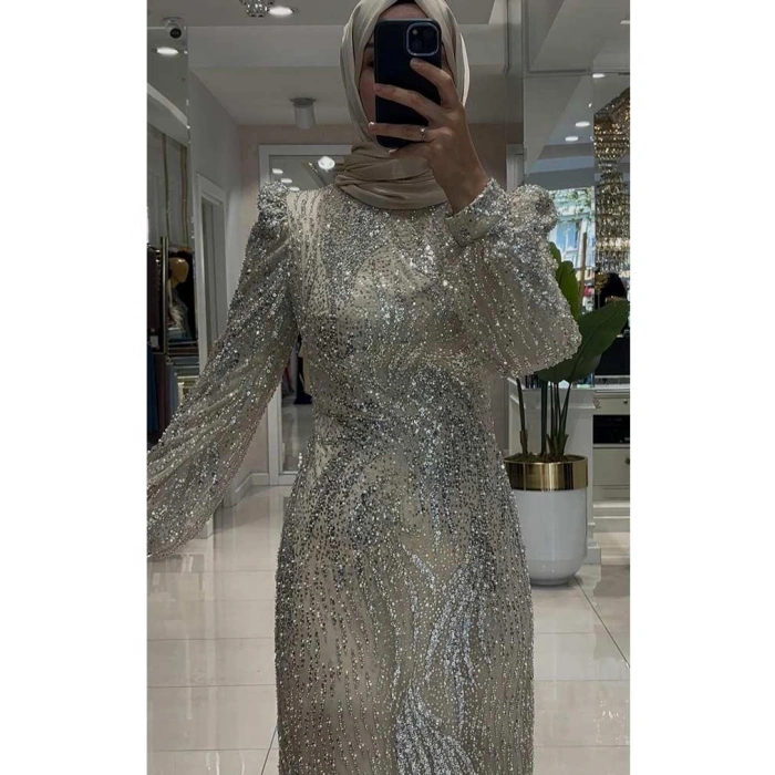 Pınar Şems Leyla Abiye Gold