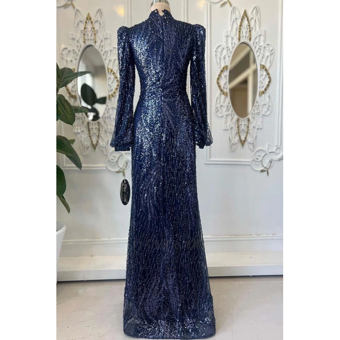 Pınar Şems Leyla Abiye Lacivert