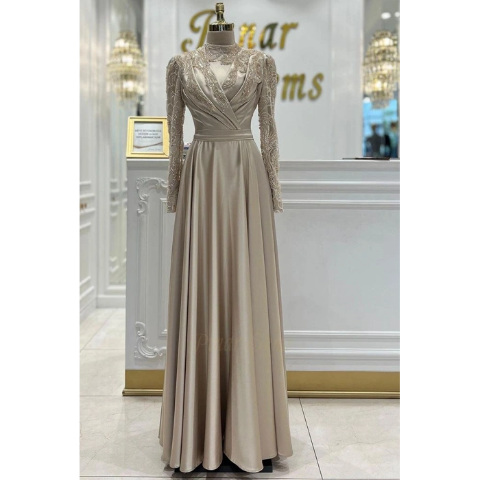 Pınar Şems Melis Abiye Gold