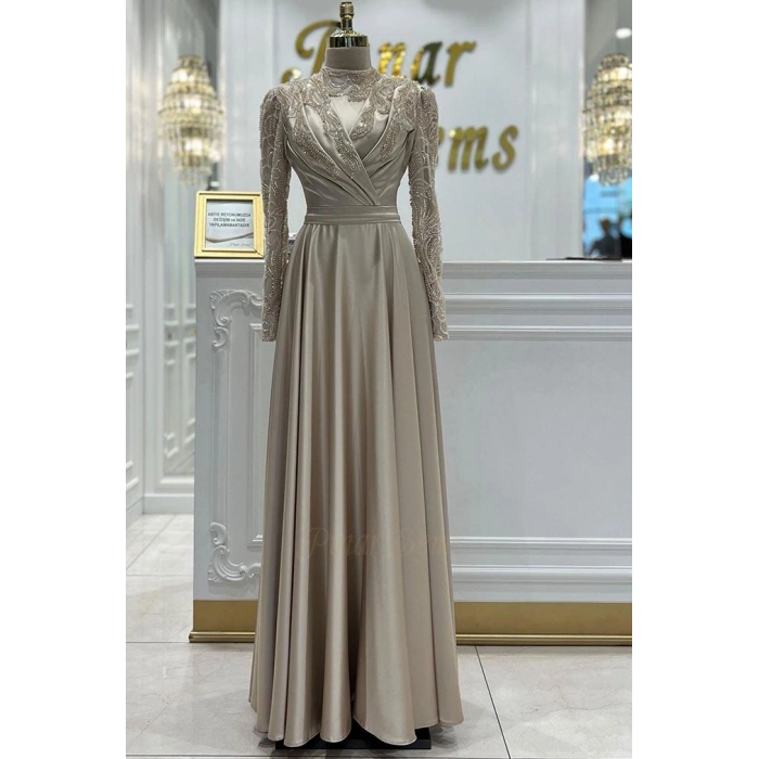 Pınar Şems Melis Abiye Gold