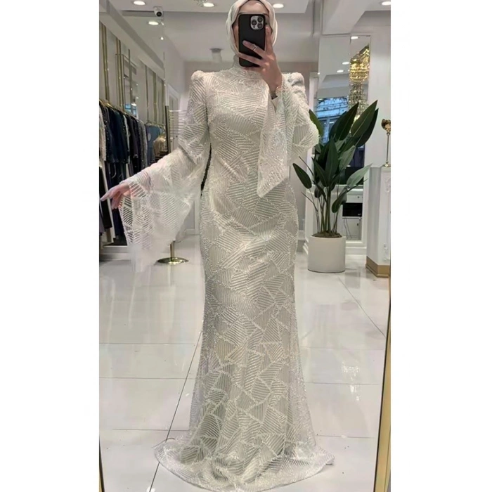 Pınar Şems Meriç Abiye Gold