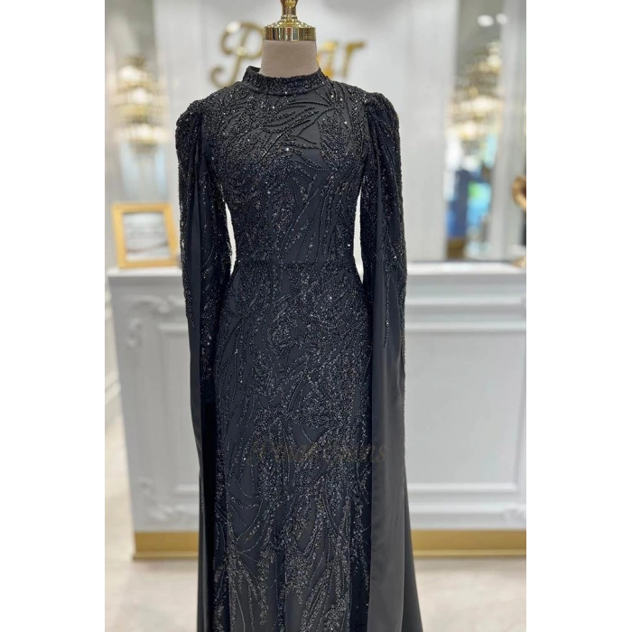 Pınar Şems Nadide Abiye Siyah