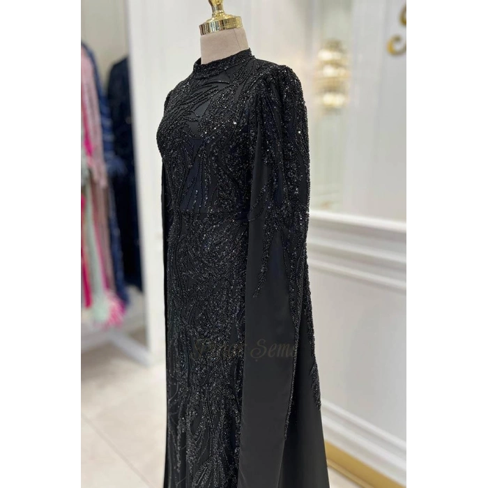 Pınar Şems Nadide Abiye Siyah