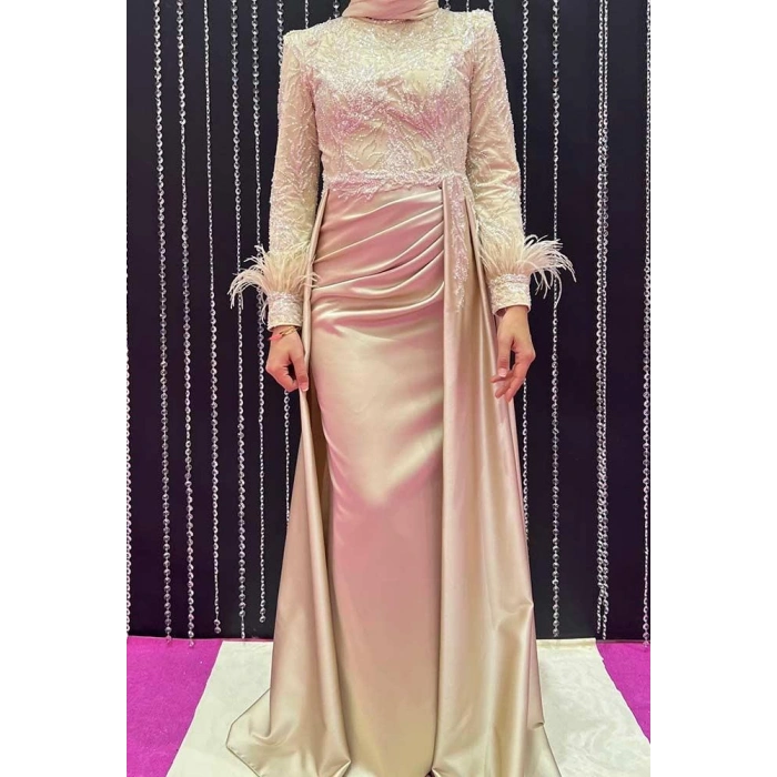 Pınar Şems Nihal Abiye Gold