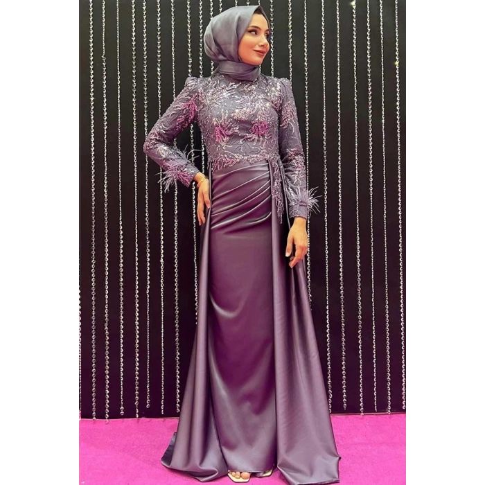 Pınar Şems Nihal Abiye Lila