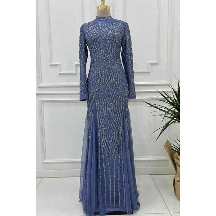 Pınar Şems Nilay Abiye İndigo