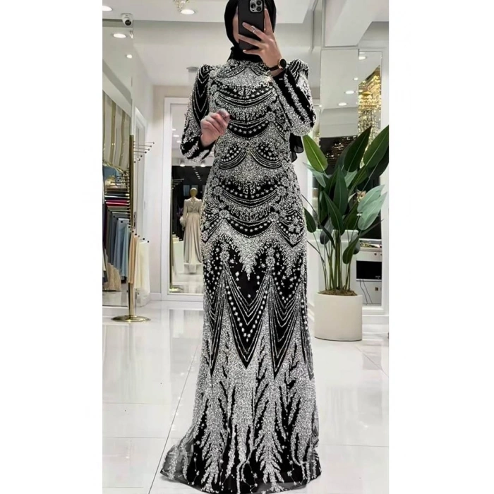 Pınar Şems Nükhet Abiye Siyah