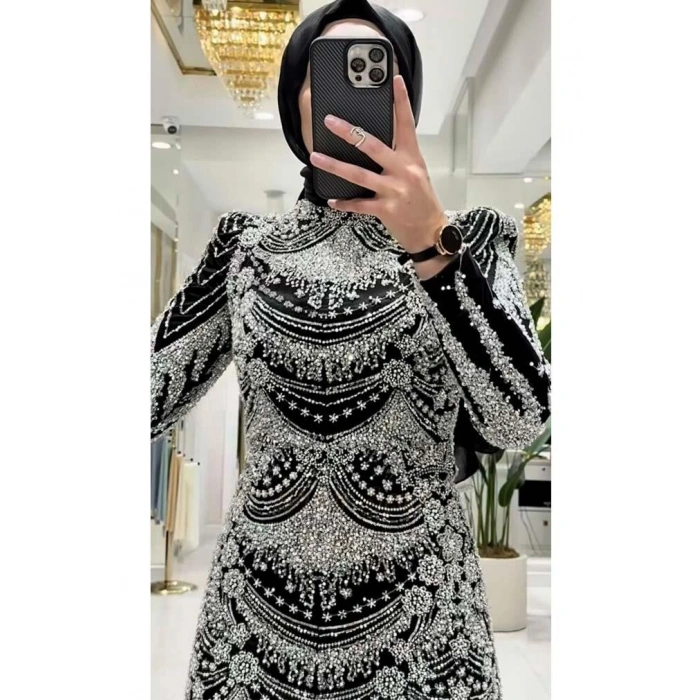 Pınar Şems Nükhet Abiye Siyah