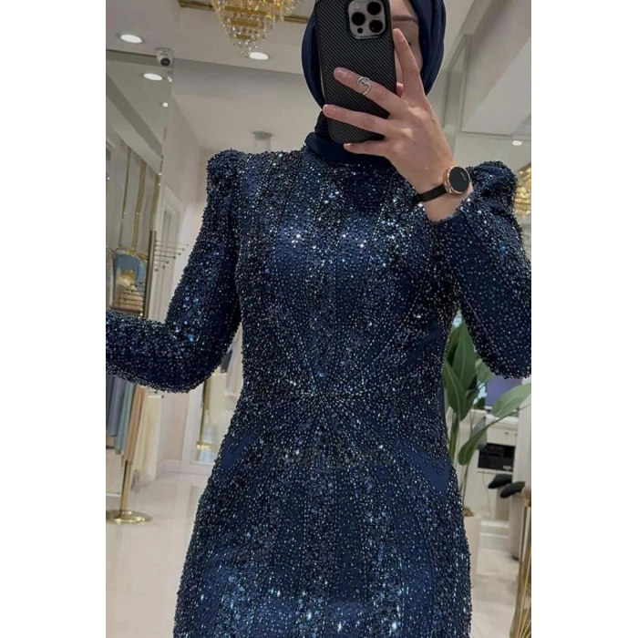 Pınar Şems Rahşan 2 Abiye Lacivert