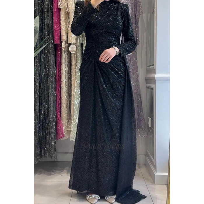 Pınar Şems Ruken Abiye Siyah