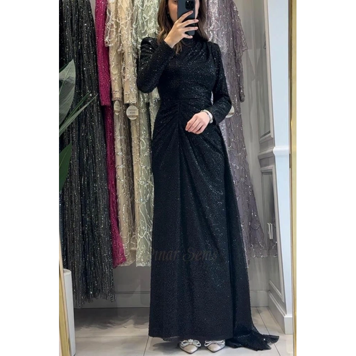 Pınar Şems Ruken Abiye Siyah