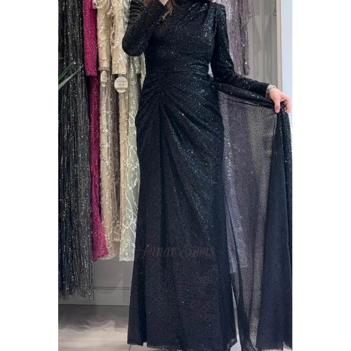 Pınar Şems Ruken Abiye Siyah