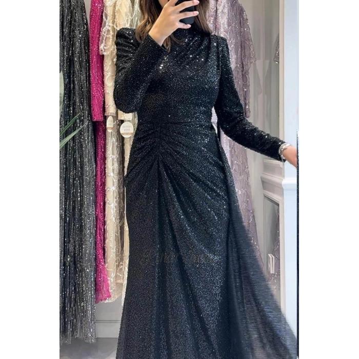 Pınar Şems Ruken Abiye Siyah