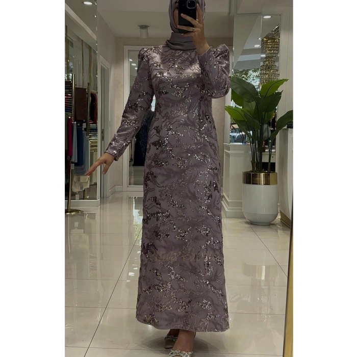 Pınar Şems Semanur Abiye Lila