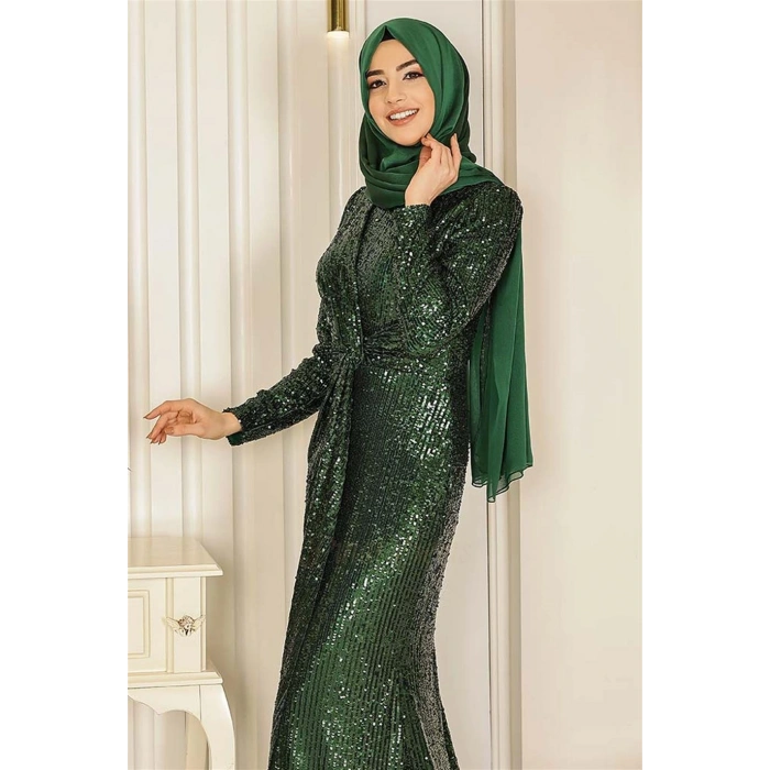Pınar Şems Serel Abiye Zümrüt