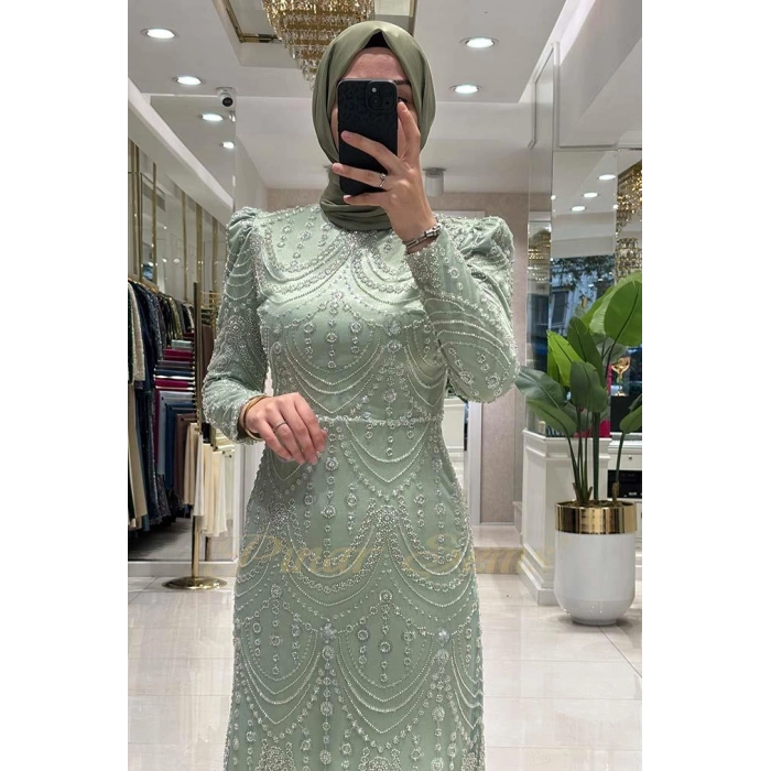 Pınar Şems Serin Abiye Mint