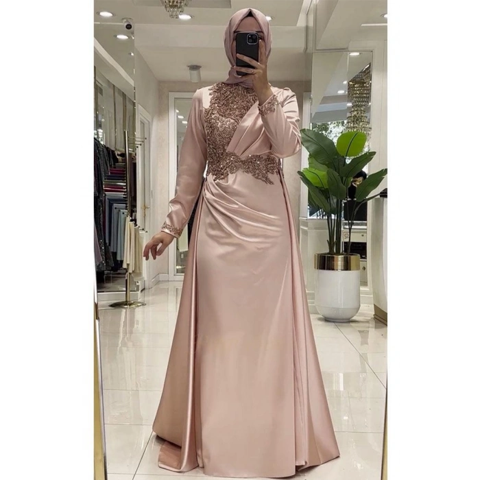 Pınar Şems Sırma Abiye Somon