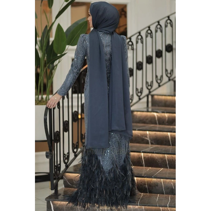 Pınar Şems Tamay Abiye İndigo